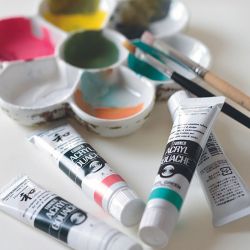 Turner acryl gouache basic colours zestaw 24 gwaszy 20ml