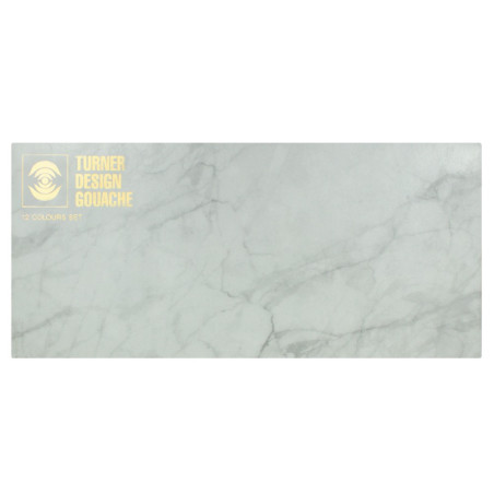 Turner design gouache zestaw 12 gwaszy 25ml - Szaldlaplastykow.pl