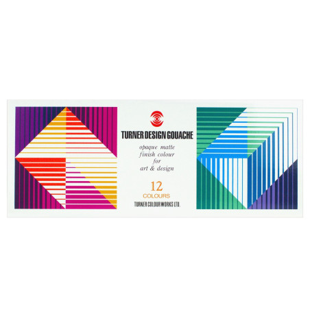 Turner design gouache zestaw 12 gwaszy 11ml - Szaldlaplastykow.pl