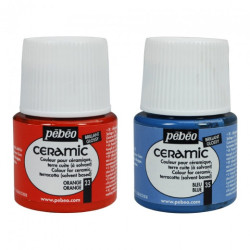 Pebeo ceramic farby do ceramiki 45ml - sklep plastyczny - szał dla pla