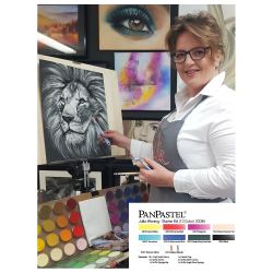 PanPastel Julia Woning set of 10 soft pastels with book and accessories