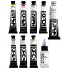Golden open landscape set of 8 free-drying acrylic paints