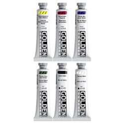 Golden Heavy Body Essentials zestaw 6 farb akrylowych 59 ml