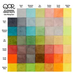 QoR ali cavanaugh set of 6 watercolors 5ml - szaldlaplastykow.pl