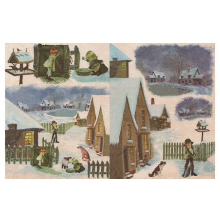 Rice paper for decoupage paesaggi dinverno 45x31 Arte 2CR106