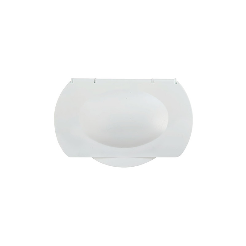 Plastic pallet closed with 10 semi-cubes