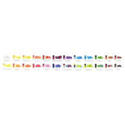 Koh-i-noor tri-tone set of 23 multicolor crayons with blender