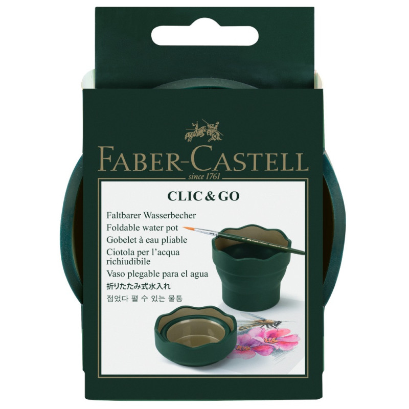 Faber-Castell click&go foldable water pot