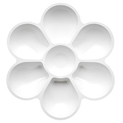 Plastic flower palette 18cm 7 chambers - sklep plastyczny - szal art