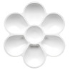 Plastic flower palette 18cm 7 chambers - sklep plastyczny - szal art