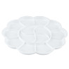 Plastic palette round flower 19.5 cm