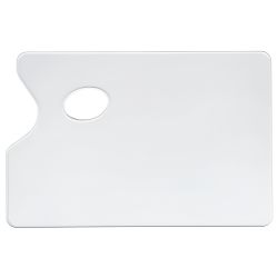 Paleta plastikowa prostokątna 19x29cm - sklep plastyczny - szał dla pl