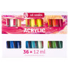 Talens art creation zestaw 36 farb akrylowych 12ml szaldlaplastykow.pl