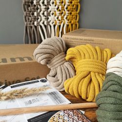 Bobbins jumbo earth creative set for macramé - szaldlaplastykow.pl