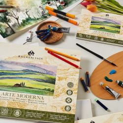 Magnani 1404 arte moderna mix media block 20 sheets 300g