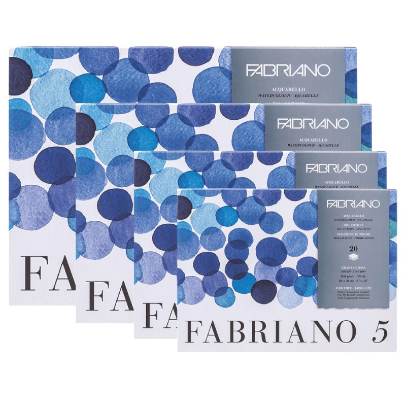 Fabriano 5 coarse block 300g 20ark - szaldlaplastykow.pl