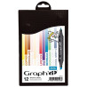 Set of 12 Graphit Manga markers - sklep plastyczny - szał dla plastyko