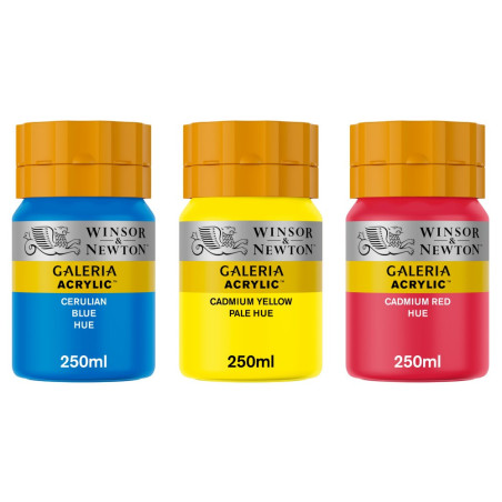Winsor&Newton galeria farby akrylowe w tubkach 250ml