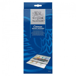 Winsor&Newton cotman water colour paints 45 half pans