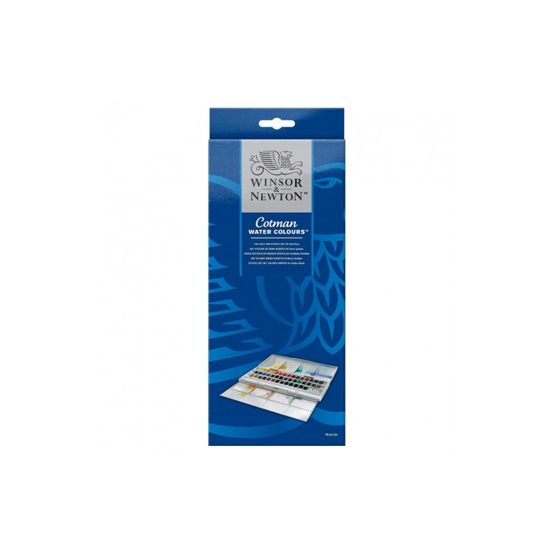 Winsor&Newton cotman water colour paints 45 half pans