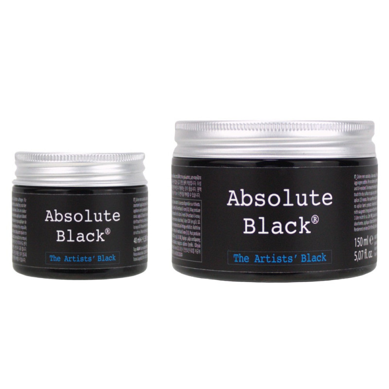 The Artists Black absolute black acrylic paint extra matte