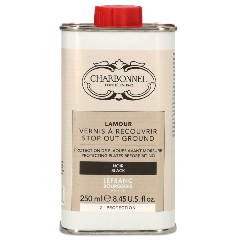Charbonnel lamour vernis a recouvrir werniks ochronny czarny 250ml
