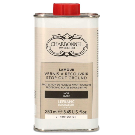 Charbonnel lamour vernis a recouvrir werniks ochronny czarny 250ml