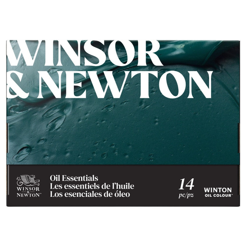 Winsor&Newton winton zestaw 10 farb olejnych 12ml z akcesoriami