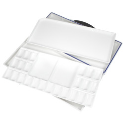 Mijello fusion 24 watercolor palette with seal