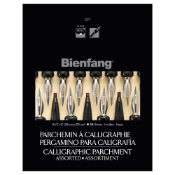 Speedball bienfang 207 papier pergaminowy do kaligrafii 21,6x27,9cm 50