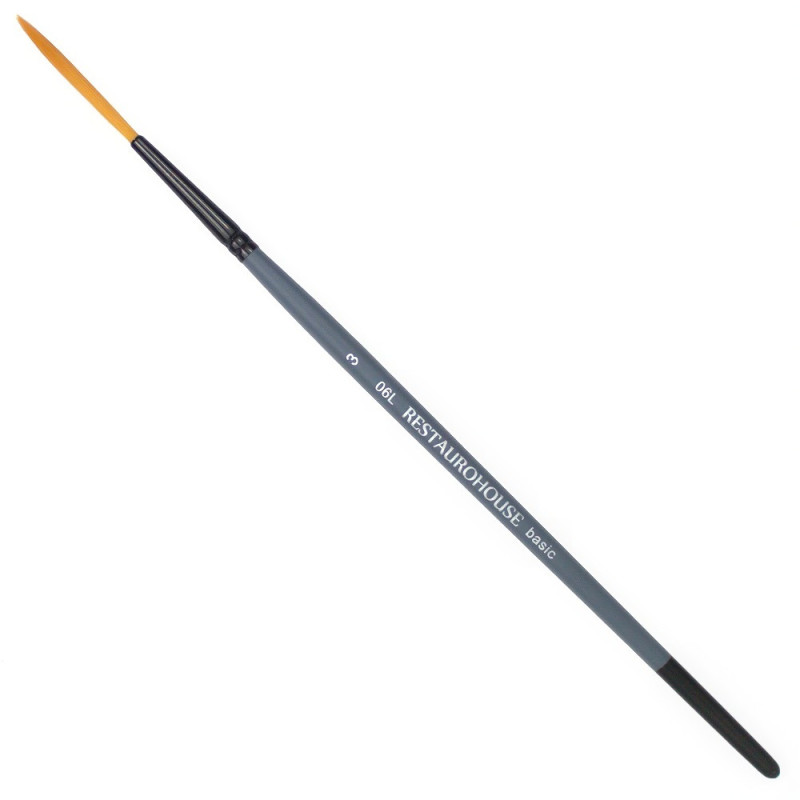 RestauroHouse basic synthetic round brush liner series 06L