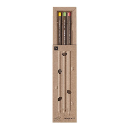 Caran d'Ache nespresso set of 3 graphite pencils