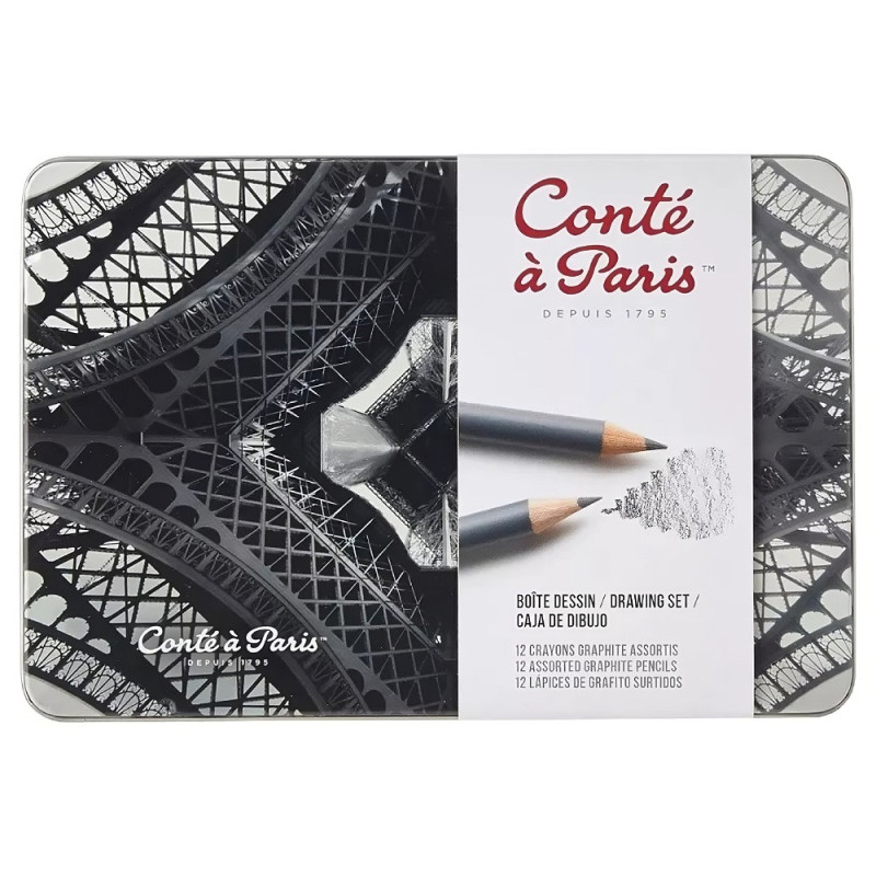 Conte a Paris drawing set zestaw 12 ołówków