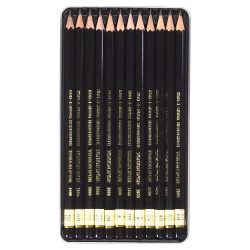 Koh-i-noor toison d'or zestaw 12 profesjonalnych ołówków 8B-8H
