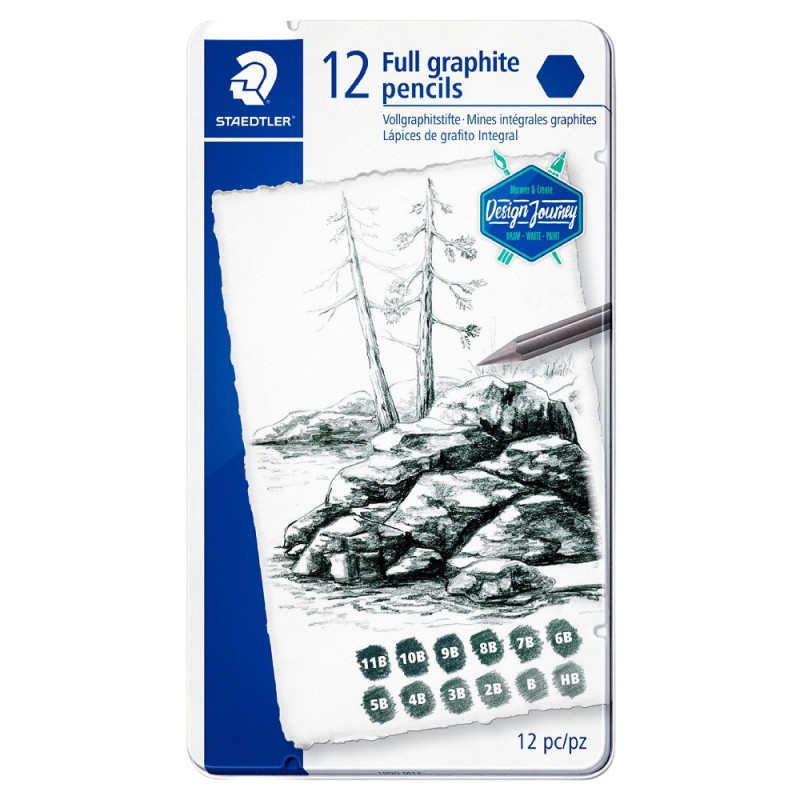 Staedtler mars lumograph full graphite zestaw 12 ołówków