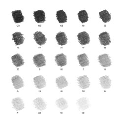 Staedtler mars lumograph set of 24 pencils