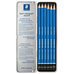Staedtler mars lumograph set of 6 pencils