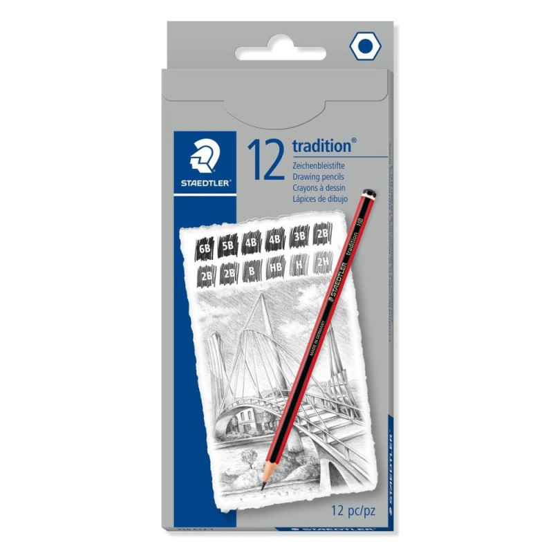 Staedtler tradition pencil set 12pcs
