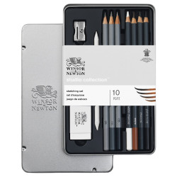 Winsor&Newton studio collection sketching zestaw 10 sztuk