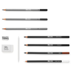 Winsor&amp;Newton studio collection sketching set of 10 pieces