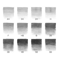 Winsor&Newton studio collection zestaw 12 grafitowych ołówków