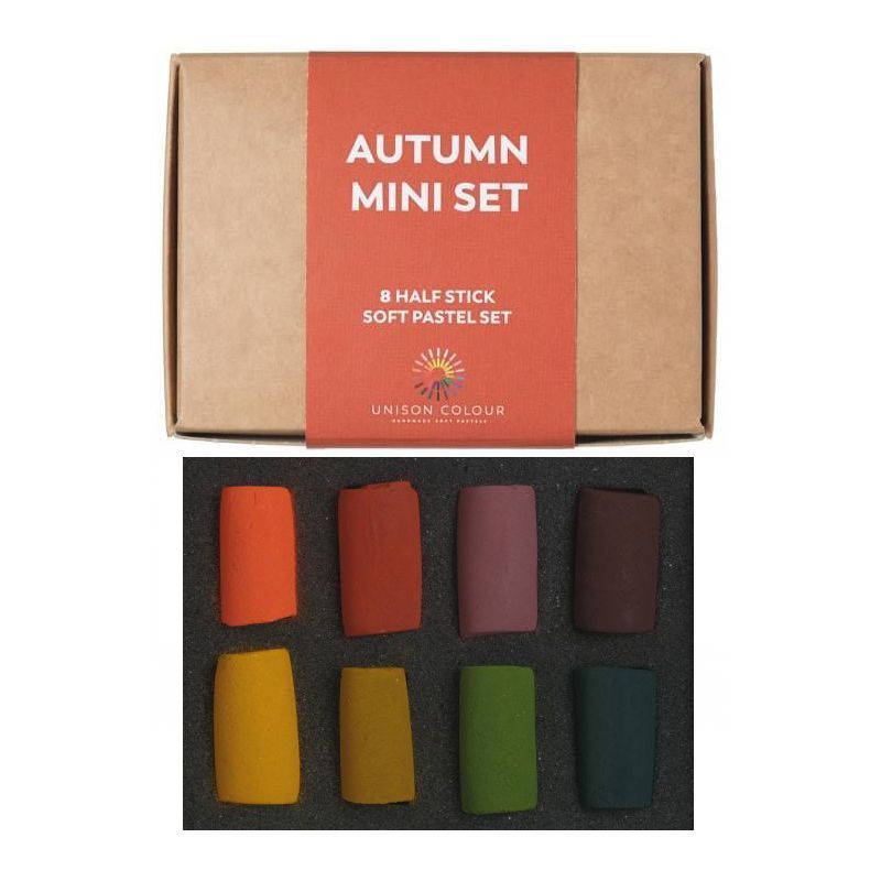 Unison Colour Autumn set of dry semi-pastels in sticks 8 pcs.