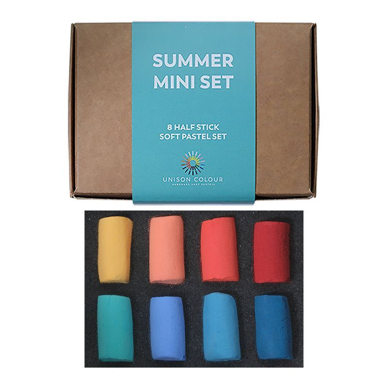 Unison Colour Summer zestaw suchych półpasteli w sztyfcie 8szt