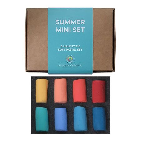 Unison Colour Summer zestaw suchych półpasteli w sztyfcie 8szt
