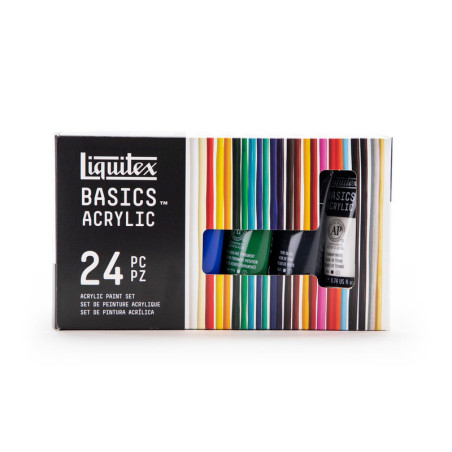 Liquitex basics acrylic paints set - 24x22ml
