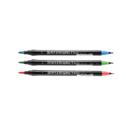 Kuretake flamastry art & graphic twin - sklep plastyczny - szał dla pl