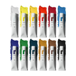 Reeves acrylic paint set 12x12ml