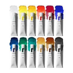 Reeves Watercolor Paint Set in Tubes 12x12ml