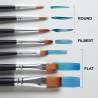 Reeves Watercolor set of 7 synthetic brushes