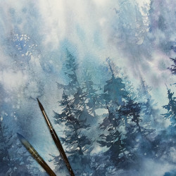 Online Watercolor Workshops with Kasia Kmiecik